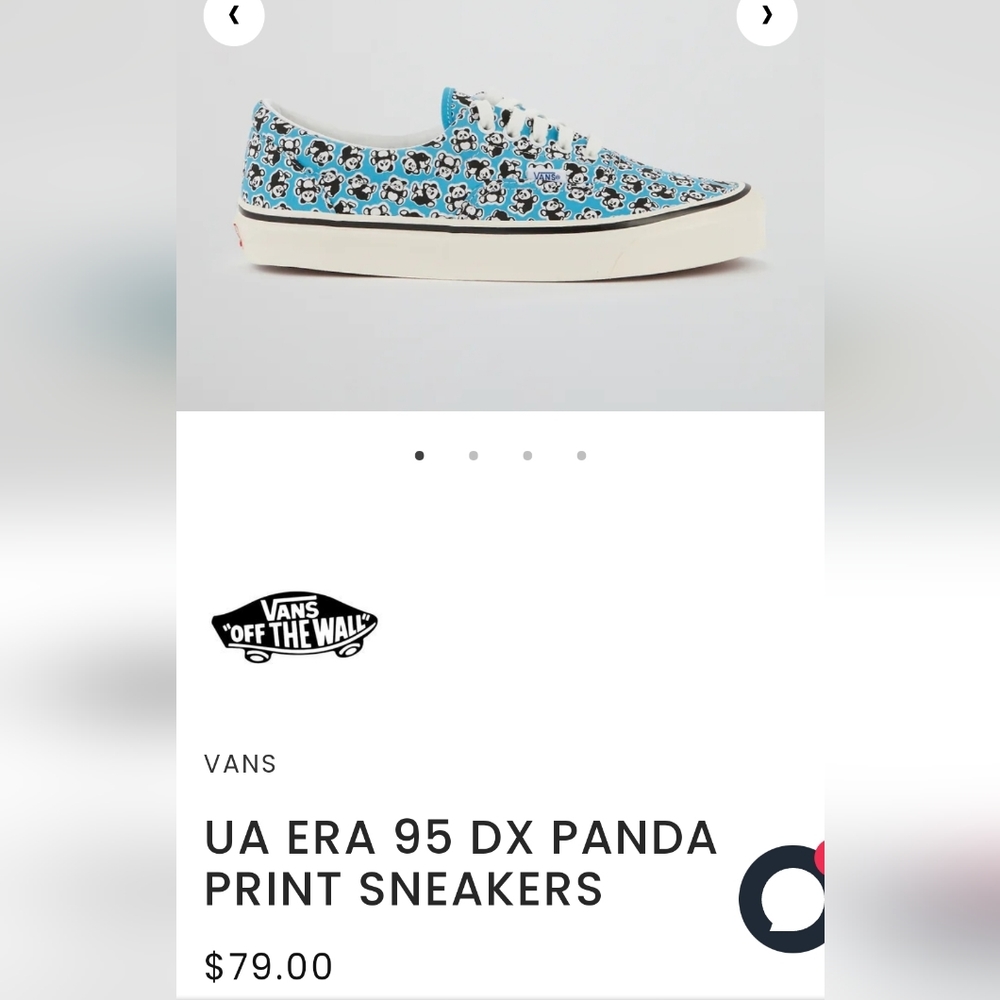 UA ERA 95 DX PANDA PRINT SNEAKERS